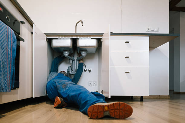 Professional Drain Cleaning technician working in Lindenhurst, NY